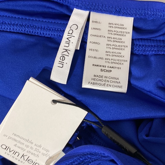 🆕Calvin Klein Halter Tankini, Size S - Picture 6 of 7